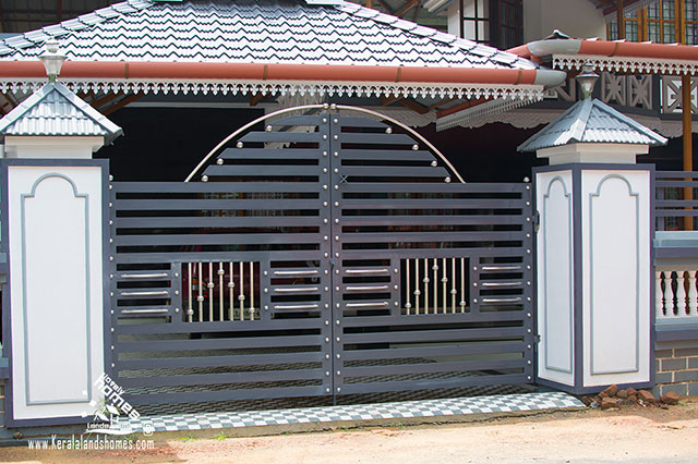 gate pillar design kerala